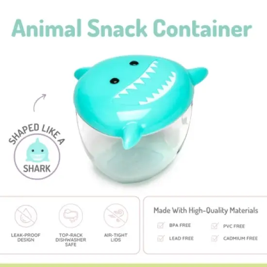 Melii Animal Snack Container - Shark image {4}