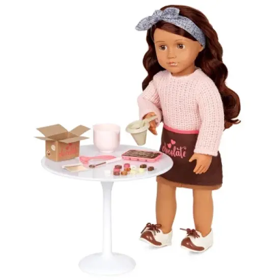 Our Generation Coco Posable 18" Baking Doll & Storybook image {1}