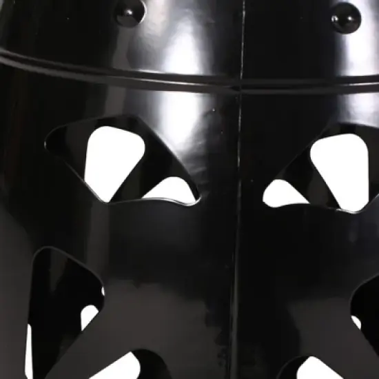 PAGED Modern Round Outdoor Side Table,16.54 inch Iron Patio End Tables for Backyard,Pool, Indoor Companion,Durable and Stable image {3}