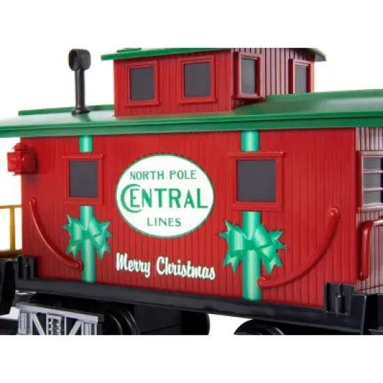 Lionel North Pole Central RTP Set with Bluetooth: Battery Operated Plastic Train Playset, 37 Pieces image {30}