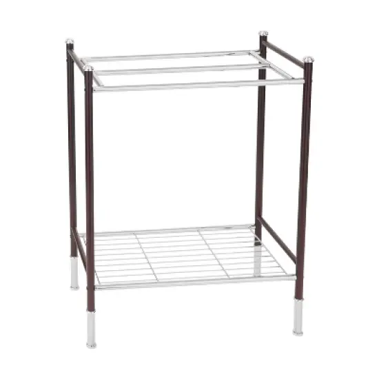 Duplex Line Towel Rack Gray - Organize It All image {1}