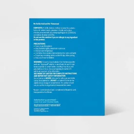 Saline Solution for Sensitive Eyes - 24 fl oz - up&up&trade; image {2}