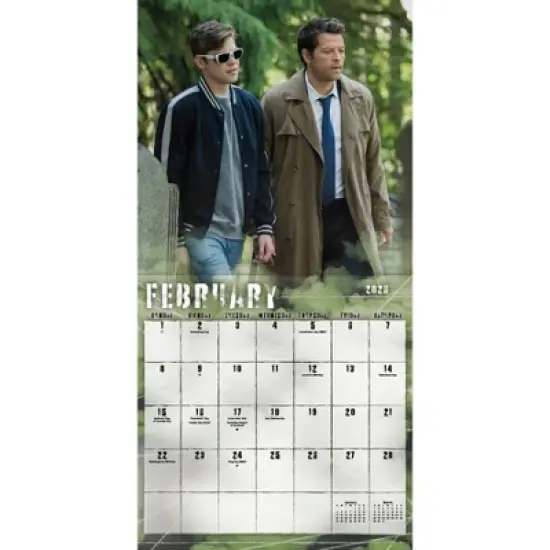 Trends International 2026 Supernatural 12"x12" Wall Calendar image {2}