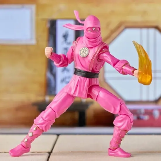 Power Rangers Lightning Collection Mighty Morphin X Cobra Kai Samantha LaRusso Morphed Pink Mantis Ranger Action Figure (Target Exclusive) image {5}