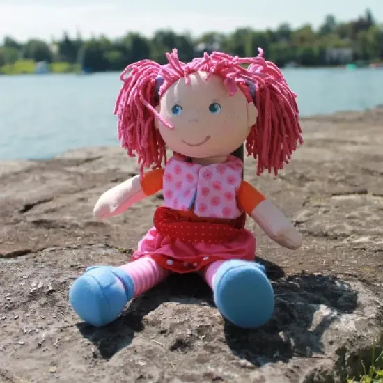 HABA Lilli-Lou 12" Soft Doll with Pink Hair image {5}
