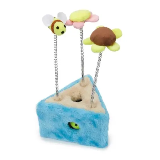 Savvy Tabby Bee-Utiful Flower Scratcher Cat Toy image {1}