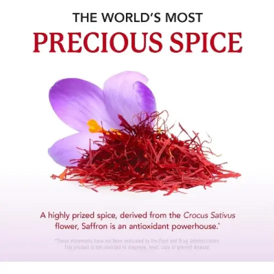 Saffron Extract Supplements, Pure Saffron Extract Capsules for Mood, Focus, Eye Health & Energy Balance Support, SMNutrition, 90ct, 3 months supply image {3}