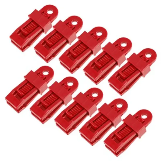 Unique Bargains Plastic Waterproof Weather-Resistant Lightweight Tarp Clips 24 Pcs image {7}