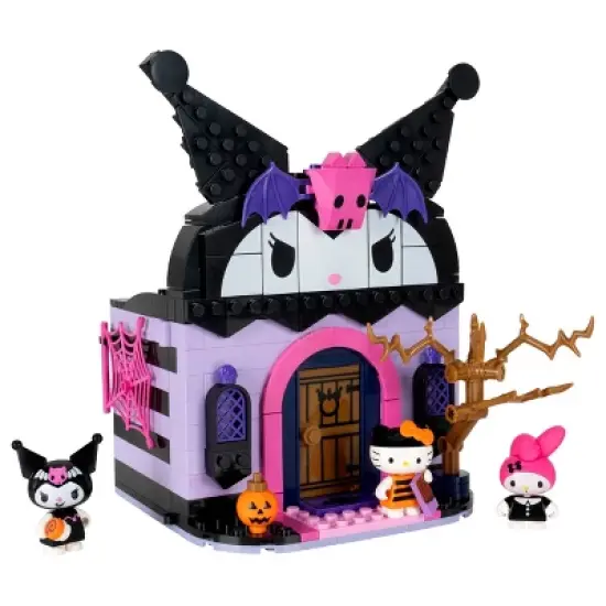 Hello Kitty Medium Playset & 2_1.5" Figures Sanrio Medium Building Set - Kuromi's Haunted House image {13}
