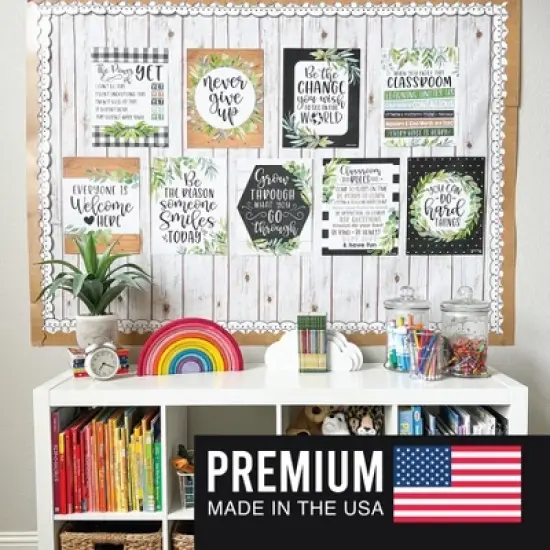 Hadley Designs Boho Farmhouse Growth Mindset Classroom Decor Posters, Set of 9 image {2}