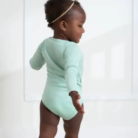 Gerber Baby 4pk Long Sleeve Onesies image {8}