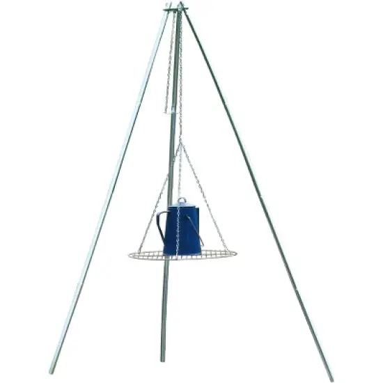 Coghlan's Tri-Pod Grill and Lantern Holder, Adjustable Height, Campfire Cookouts image {2}