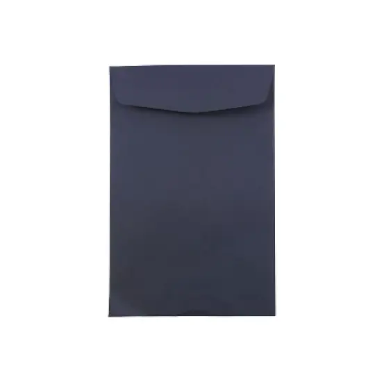 JAM Paper 6 x 9 Open End Catalog Envelopes Navy Blue 01287030FI image {1}
