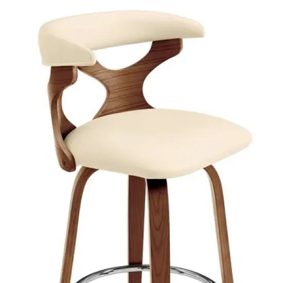 26" Zenia Swivel Counter Height Barstool - Armen Living image {5}