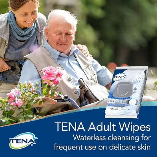Tena Ultraflush Washcloth 7.5" x 12.5", 48 Ct image {3}