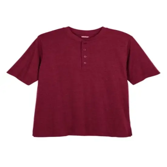 KingSize Men's Big & Tall Shrink-Less&trade; Lightweight Henley T-Shirt Henley Shirt image {2}