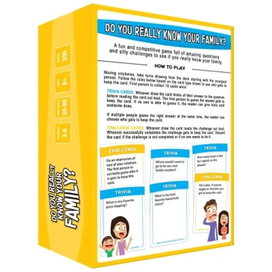 ASM Games Do You Really Know Your Family? Board Game image {1}