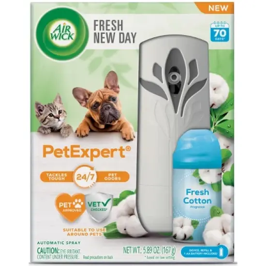 Air Wick Freshmatic Pet Air Freshener Starter Kit - Linen - 5.89oz/2pk image {7}
