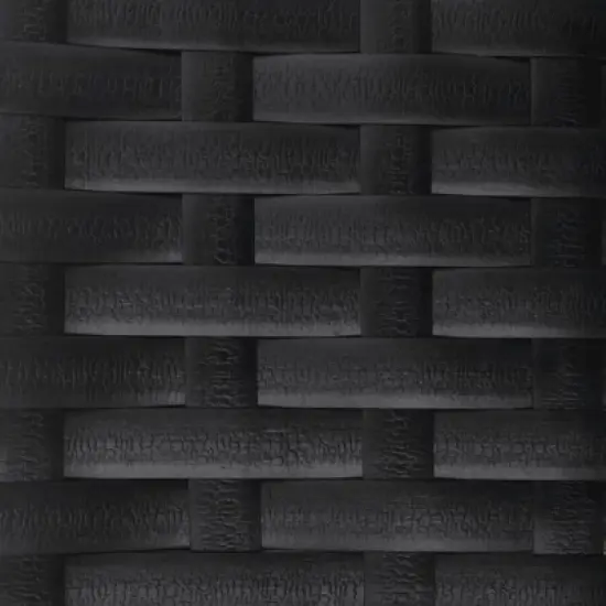 vidaXL - Modern Black Poly Rattan Patio Reclining Chair with Cushions - Adjustable Outdoor Garden Lounge Chair with Comfortable Armrests and Backrest. image {7}