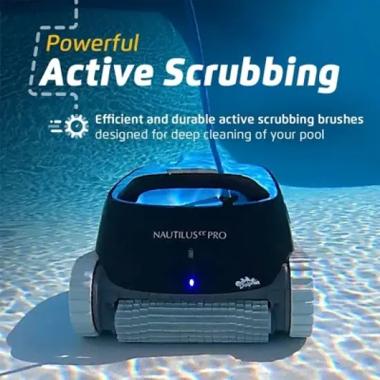 Dolphin Nautilus CC Pro Robotic Pool Vacuum Cleaner with Wi-Fi Included Ultra-Fine Filters In-Ground Pools up to 50 FT in Length image {5}