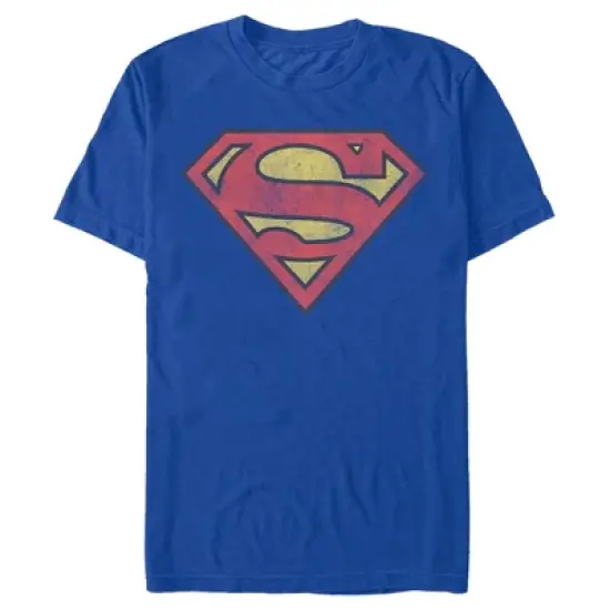 Men's Superman Distressed Logo T-Shirt image {3}