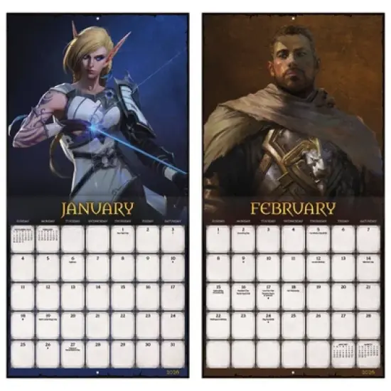 Trends International 2026 World of Warcraft 12"x12" Wall Calendar image {5}