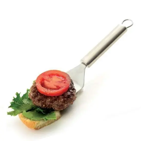 Norpro Stainless Steel Short Slotted Turner image {1}