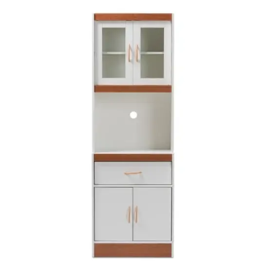 Laurana Kitchen Cabinet and Hutch - Baxton Studio image {8}