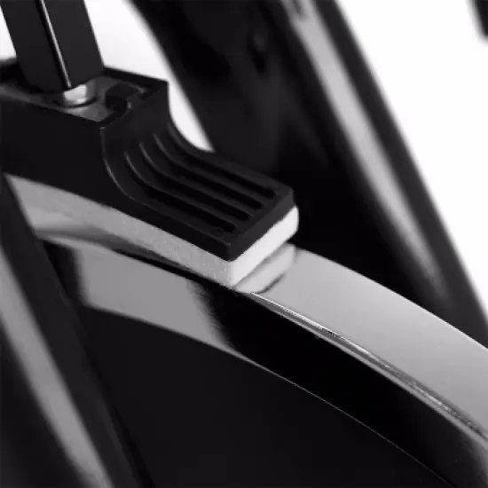 XtremepowerUS Stationary Fitness Exercise Bike 22lbs Flywheel Workout Machine Monitor, Blue image {4}