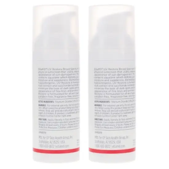 EltaMD UV Restore Broad Spectrum SPF 40 Tinted Face Sunscreen 1.7 oz 2 Pack image {4}