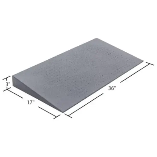 VersaRamp 3" Rise Lightweight Foam Threshold Ramp, Portable Access for Wheelchairs and Mobility Scooters at Doors, Curbs and Steps, 800 Lb Capacity image {3}
