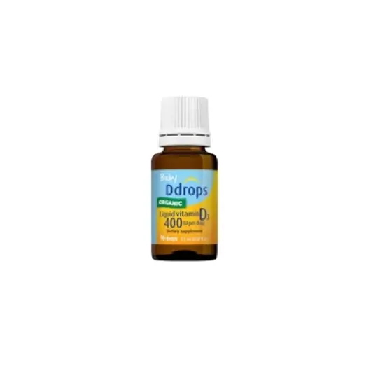 Ddrops Baby Vitamin D 400 IU Liquid Drops - 0.08 fl oz image {1}