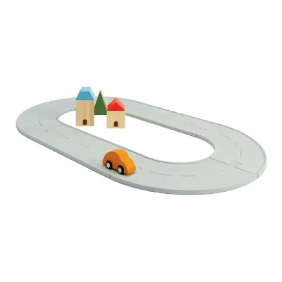 Plantoys| Rubber Road & Rail Set - Small image {1}