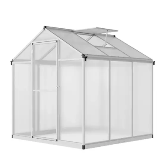 Greenhouse for Outdoors with Stable Temperature and Humidity, Aluminum Alloy Frame & Polycarbonate Panel image {11}