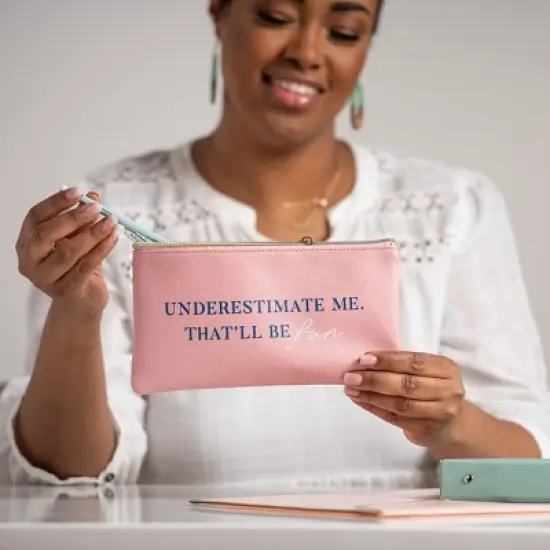 Underestimate Me Zip Pouch image {1}