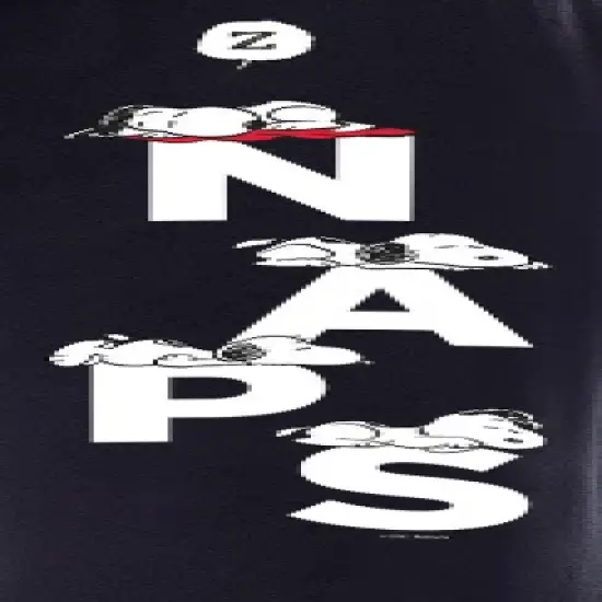 Peanuts Mens' Snoopy I Like Naps Character Sleep Pajama Set Shirt Pants Multicolored image {2}