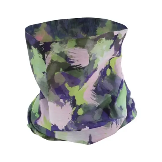 Unique Bargains Sunscreen Face Scarf Mask Purple White 1 Pc image {6}