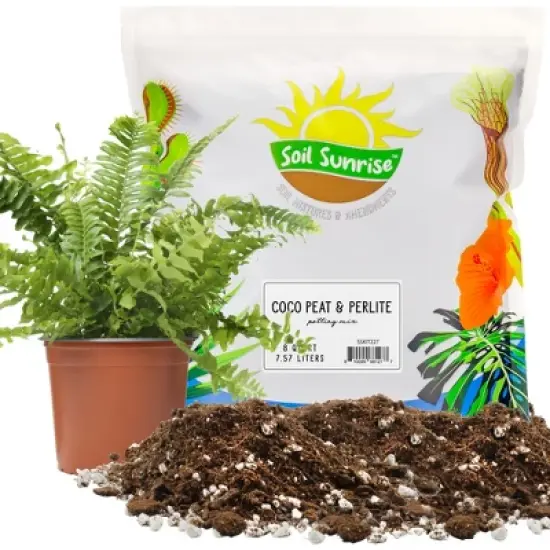 Soil Sunrise Coco Peat Perlite Potting Mix Loose Coconut Coir and Perlite image {11}