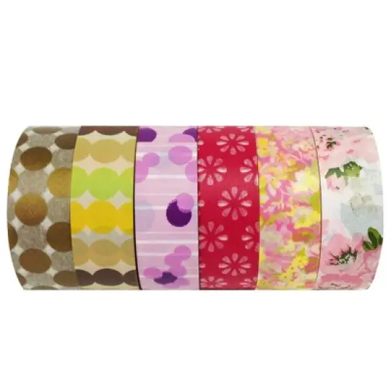 Wrapables Washi Masking Tape Collection, Premium Value Pack image {26}