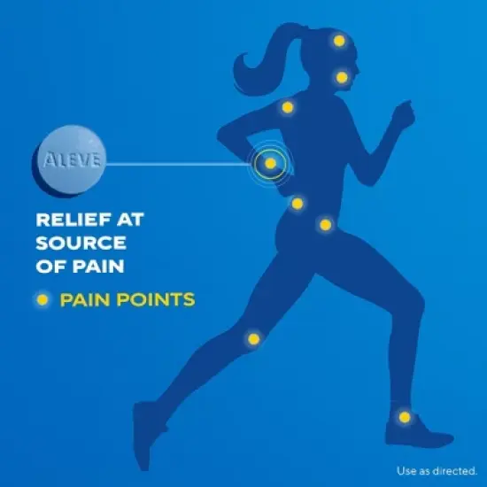 Aleve Naproxen Sodium Arthritis Pain Reliever & Fever Reducer Tablets (NSAID) image {3}