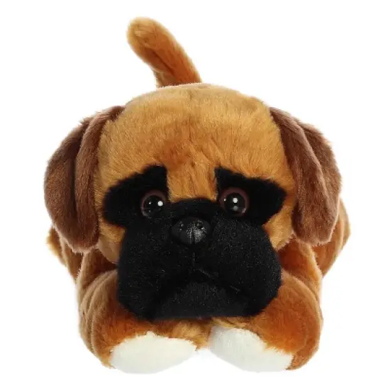 Aurora Flopsie 12" Chad Boxer Brown Stuffed Animal image {1}