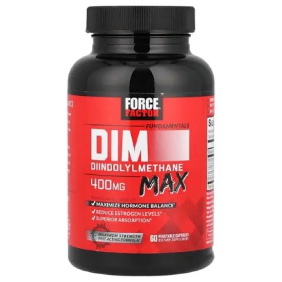 Force Factor Fundamentals, DIM Max, 60 Vegetable Capsules image {2}