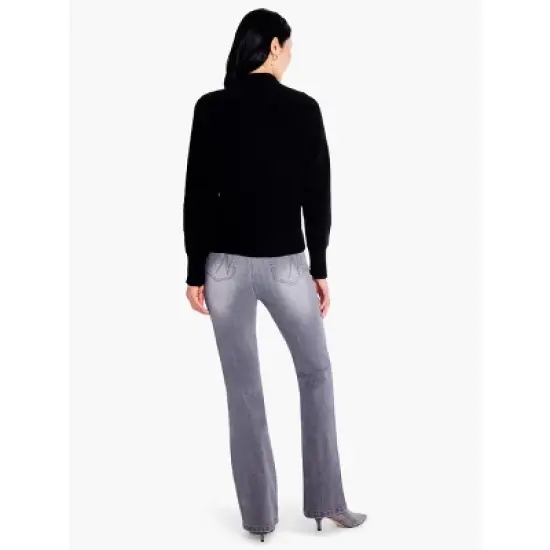 NIC + ZOE Drape Collar Shaker Sweater image {2}