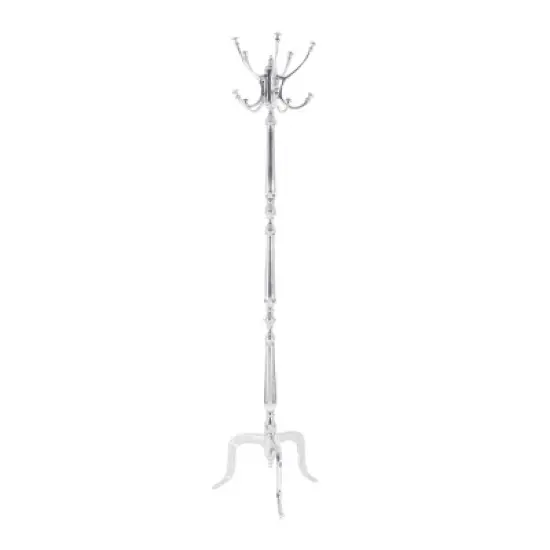Traditional Iron Coat Rack Silver - Olivia & May image {2}