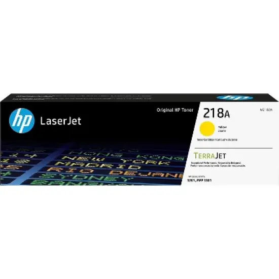HP 218A Yellow Standard Yield Toner Cartridge Prints Up to 1200 Pages (W2182A) image {9}