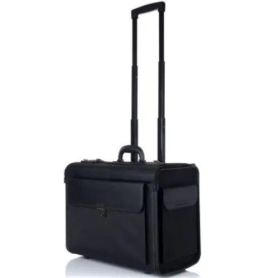 Alpine Swiss Rolling 17" Laptop Briefcase on Wheels Attache Lawyers Case Legal Size image {9}