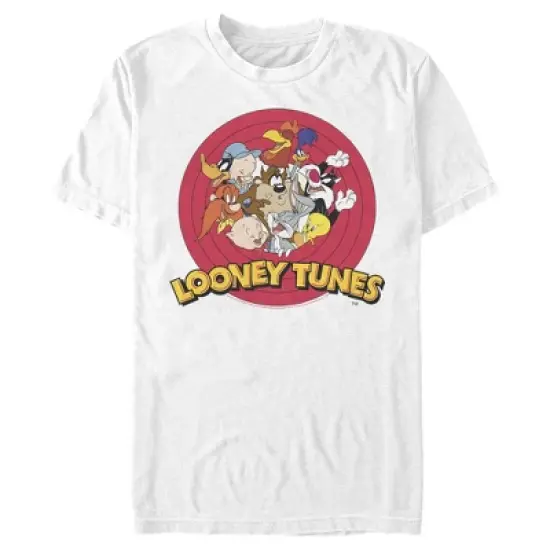 Men's Looney Tunes Character Classic Circle T-Shirt image {4}