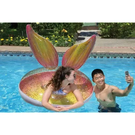 Poolmaster 48'' Glitter Pixie Swimming Pool Tube Float image {7}