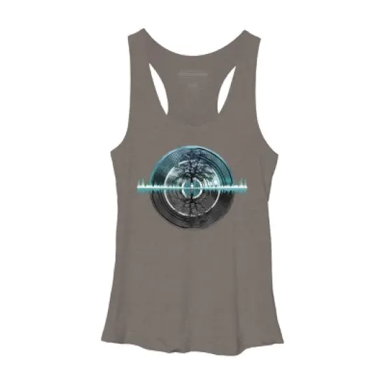 Women's Design By Humans Returning To Silence By Maryedenoa Racerback Tank Top image {5}