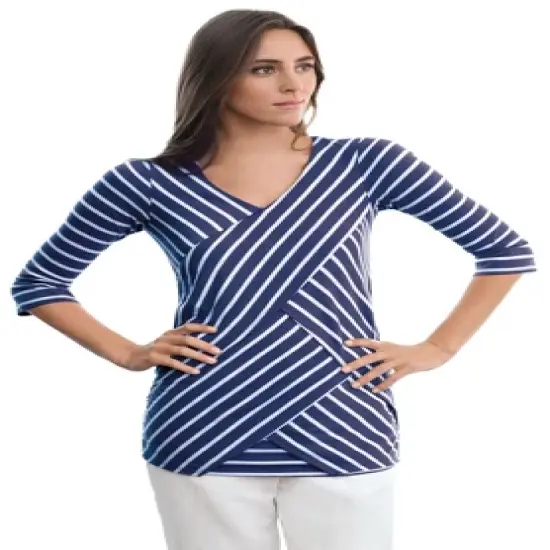 Jessica London Women&rsquo;s Plus Size Layered Knit Top image {3}